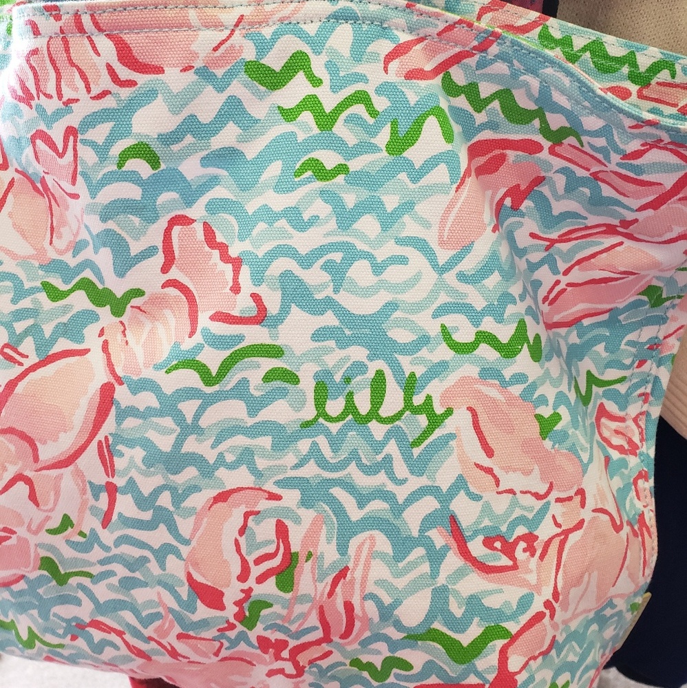 Lilly Pulitzer crab tote